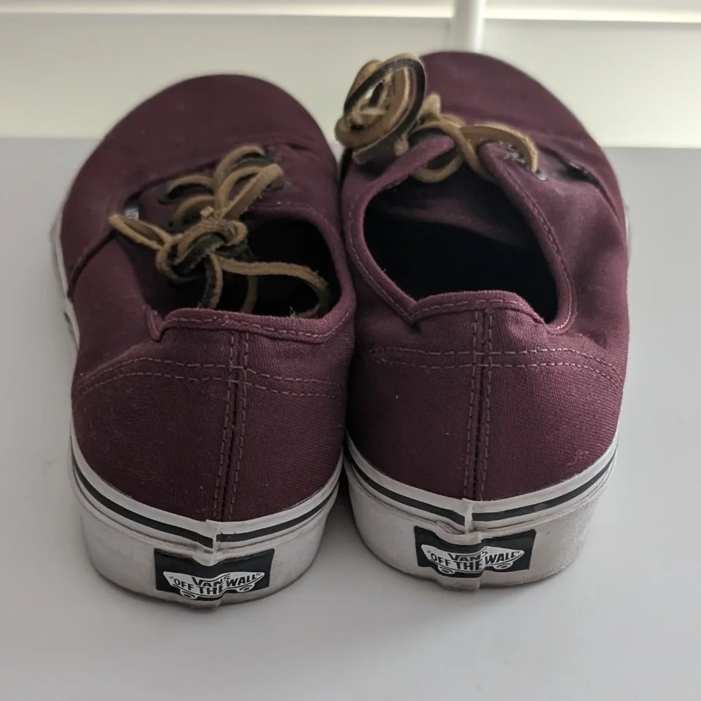🥁 Vans Port Royalle Authentic Maroon Sneakers